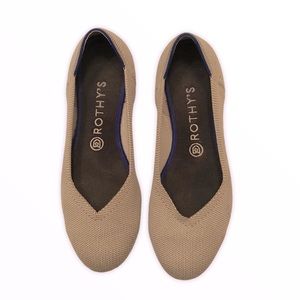 Rothy’s gray knit flats shoes